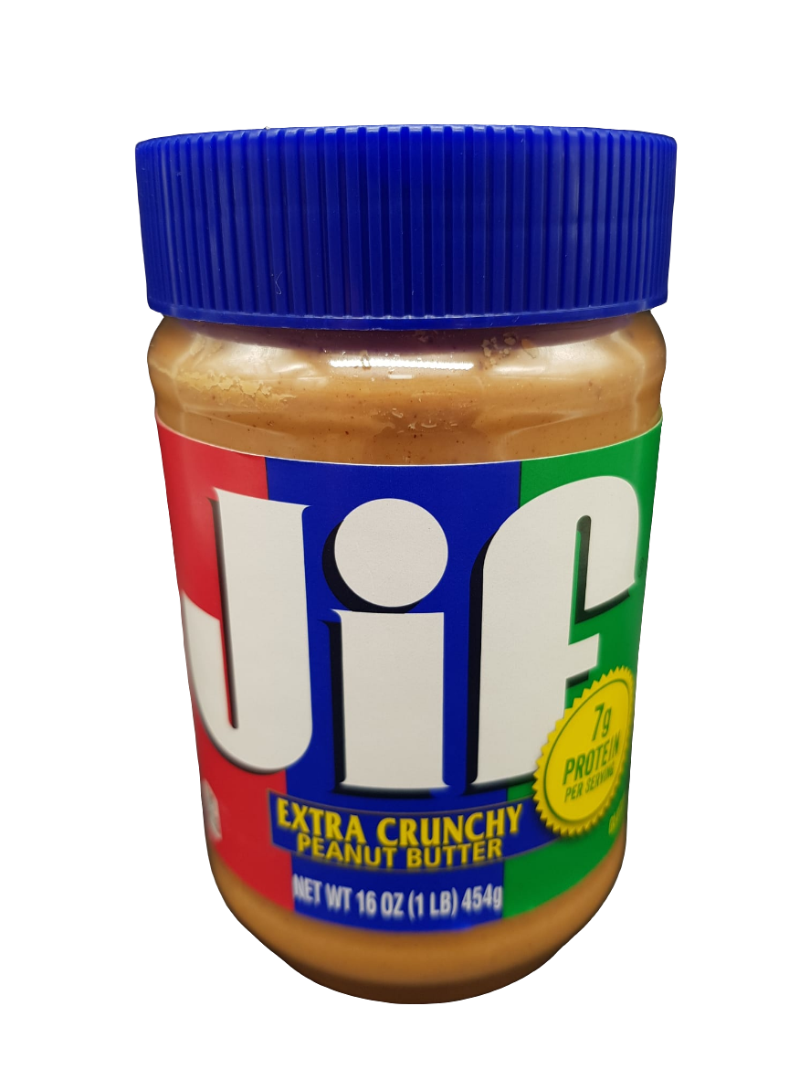 JIF Extra Crunchy Peanut Butter 454g