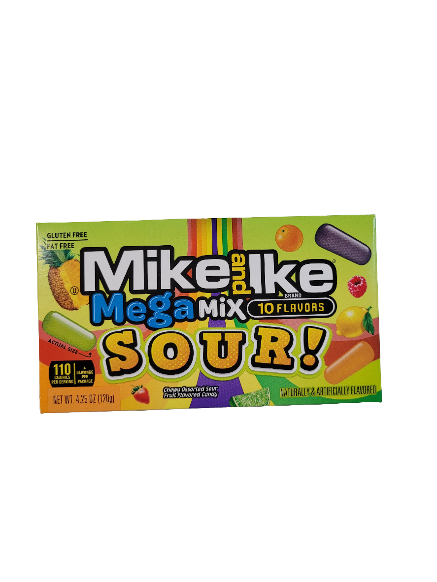 Mike and Ike Mega Mix Sour 120g