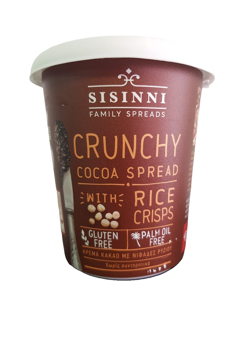 Sisinni Crunchy Cocoa Spread With Rice Crisps 400gr