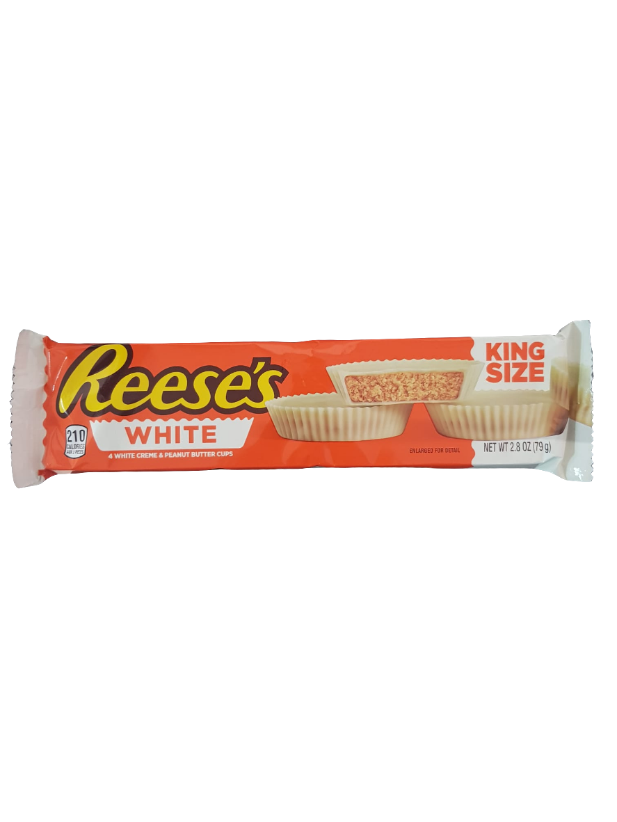Reese's Peanut Butter Cups White King Size 79g (MHD: 30.05.2025)