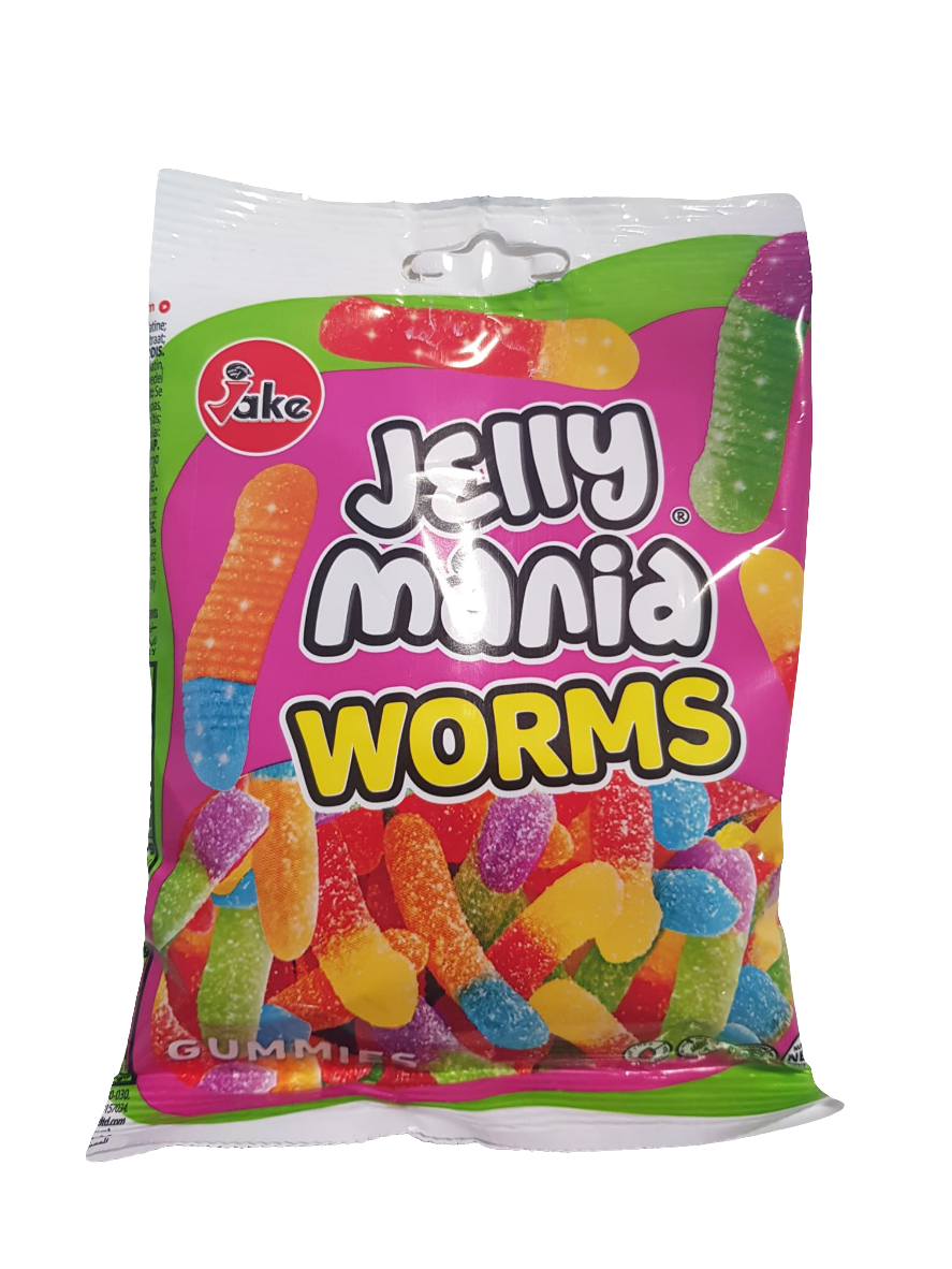 Jake Jelly Mania Worms Halal 100g