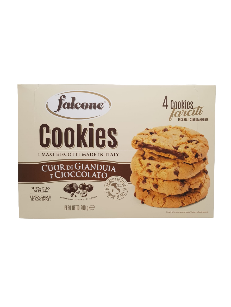 Falcone Cookies Cuor di Gianduia 200g