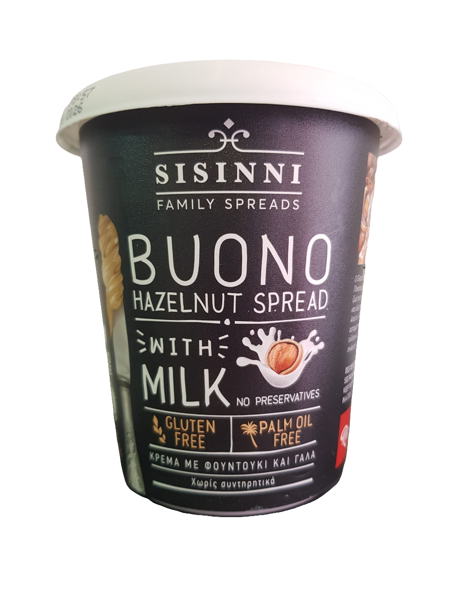Sisinni Buono Hazelnut Spread with Milk 400g