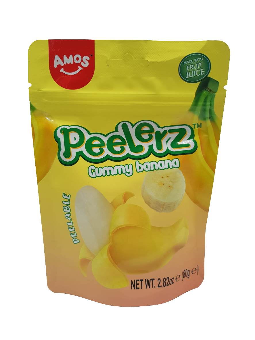 Amos Peelerz Banana Gummy 80g