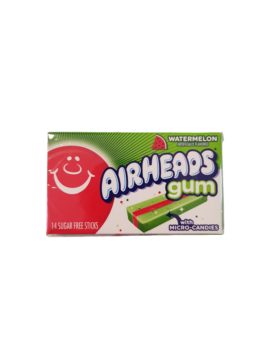 AirHeads Gum Watermelon 34g (Sugarfree)