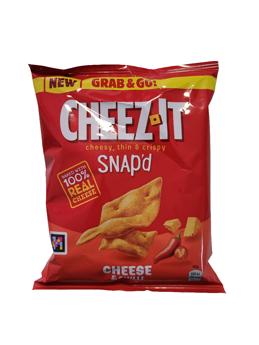 Cheez-It Cheese & Chilli Snap’d Snacks 40g
