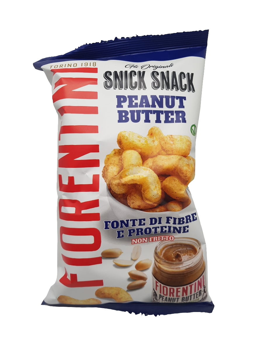 Fiorentini Snick Snack Cornetti di Mais con Crema di Arachidi 70g