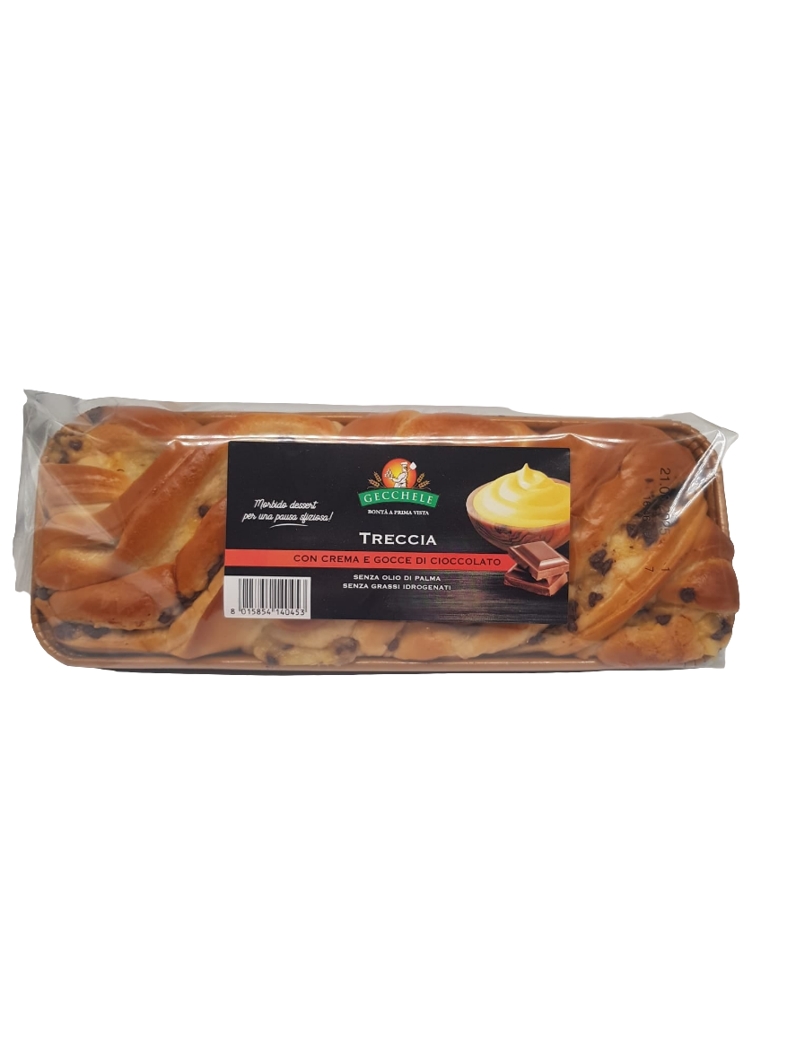 Gecchele Treccia Crema e Cioccolato 300g