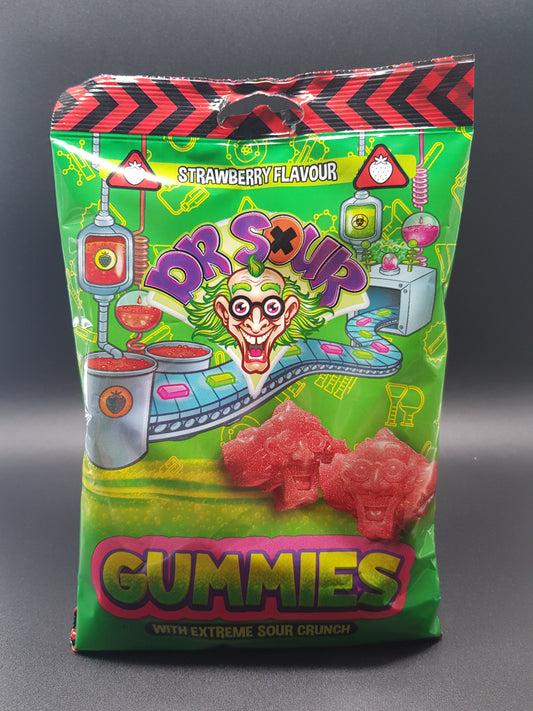 Dr. Sour Gummies Strawberry Flavour 200g