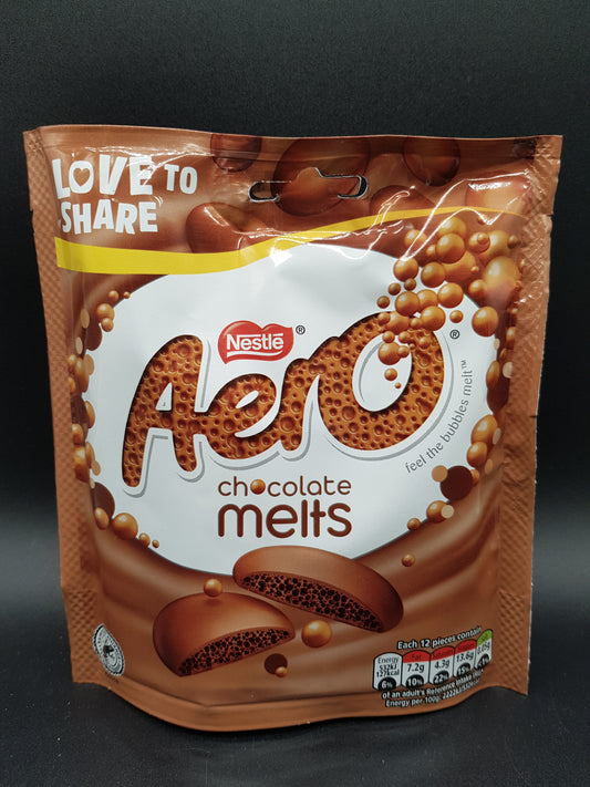 Nestle Aero Melts Chocolate Sharing Bag 92g