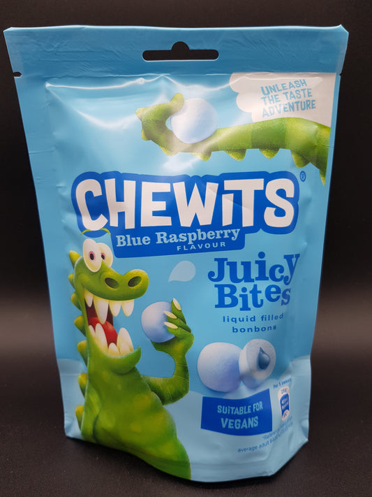 Chewits Blue Raspberry Juicy Bites 115g ( Vegan )