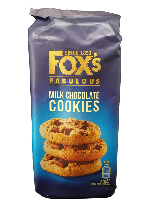 Fox's Fabulous Milk Chocolate Cookies 180g