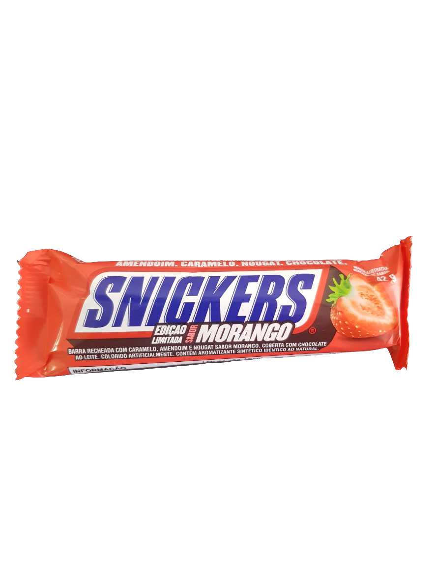 Snickers Sabor Morango Strawberry 42g