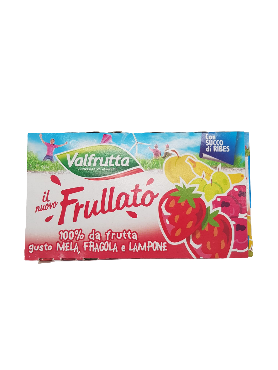 Valfrutta Frullato Mix - Mela, Fragola, Lampone E Mela 3x125ml