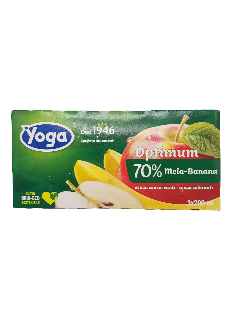 Yoga Optimum Brik Mela e Banana 3x200ml