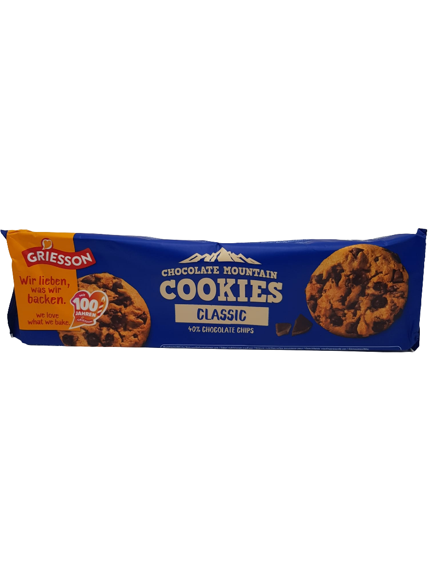 Griesson Chocolate Mountain Cookies Classic 150g