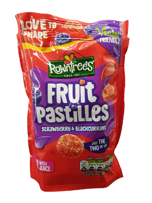 Rowntree's Fruit Pastilles Red & Black 143g