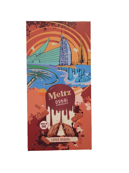 Meltz Dubai Chocolate - Lotus Knafeh Riegel 192g