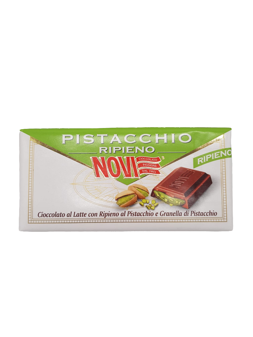 Novi Tavoletta al Latte con Ripieno Pistacchio 105g