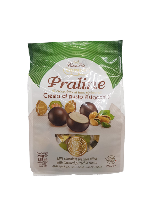 Crispo Pralines Pistachio 250g