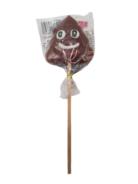 Lollipop Emoji Kackhaufen 40g