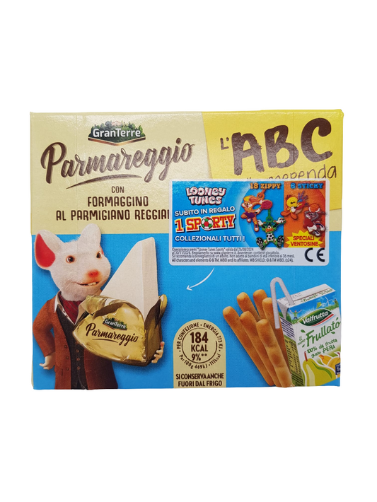 ABC Parmareggio Snack Paket mit Birnen-Fruchtsaft 190g