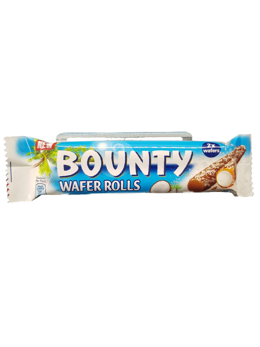 Bounty Wafer Rolls 22,5g (MHD: 2.04.2025)