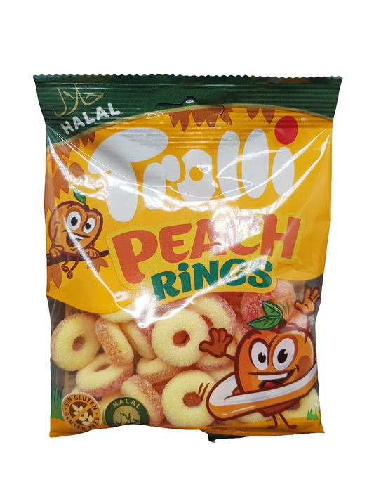 Trolli Peach Rings 100g (Halal)