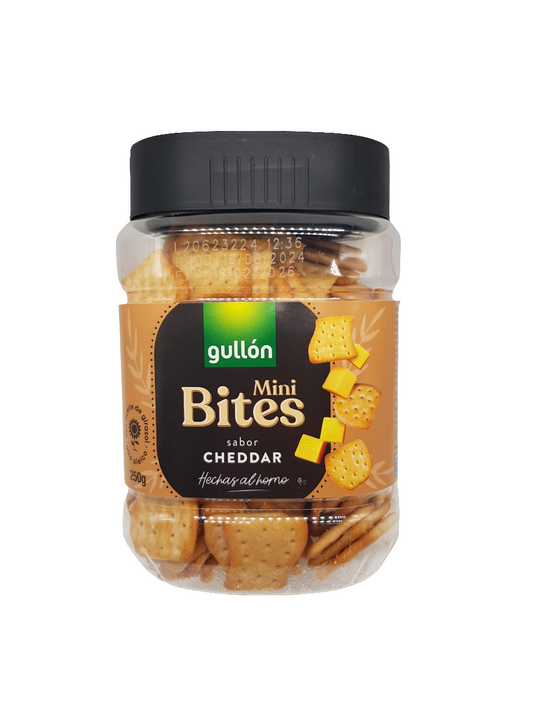 Gullon Mini Bites Al Cheddar 250g