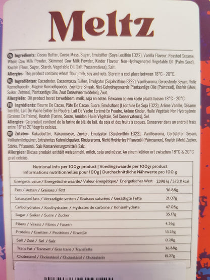 Meltz Dubai Chocolate - Kinder Knafeh 192g